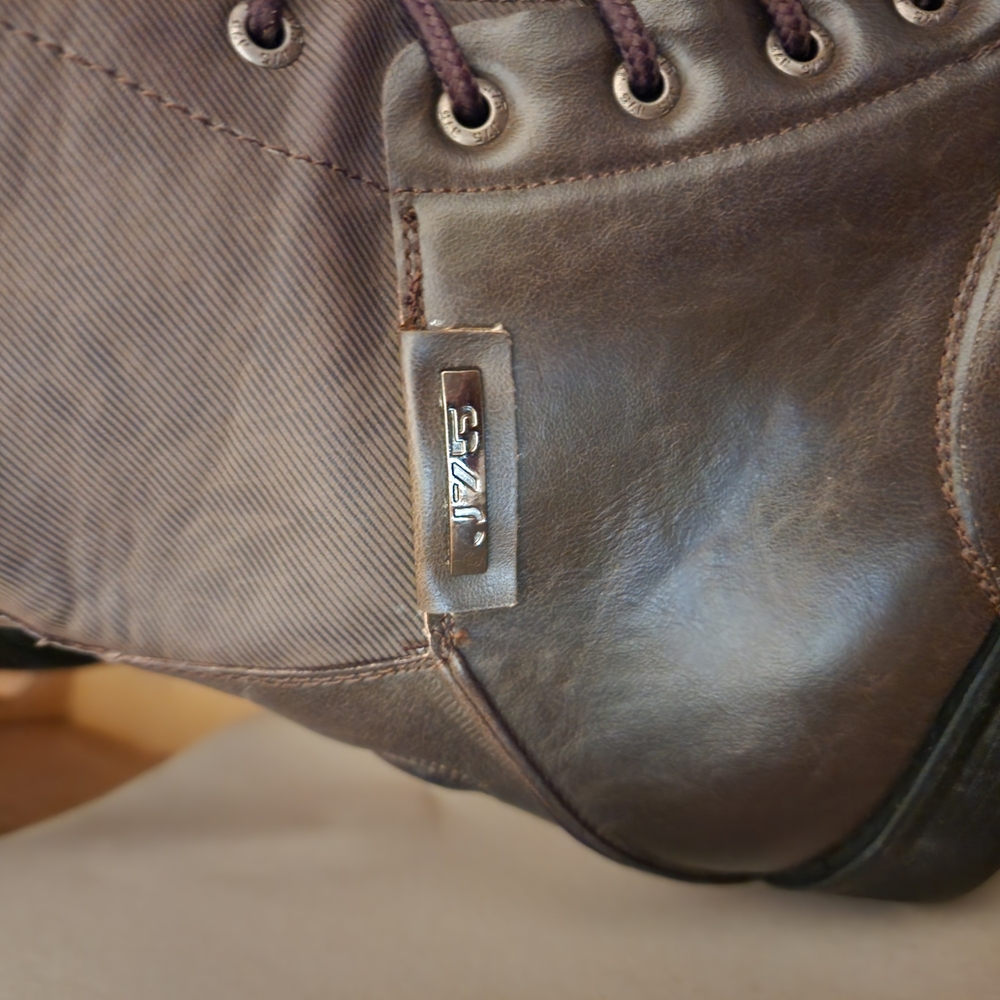 J75 Brown Lace-Up Boots - Picture 3 of 5